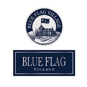 Blue Flag Village wine brand logo